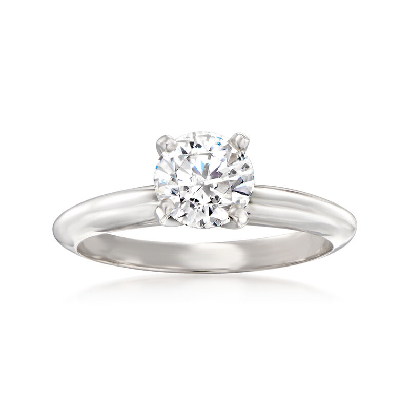 .85 Carat Diamond Solitaire Ring in 14kt White Gold image number 0