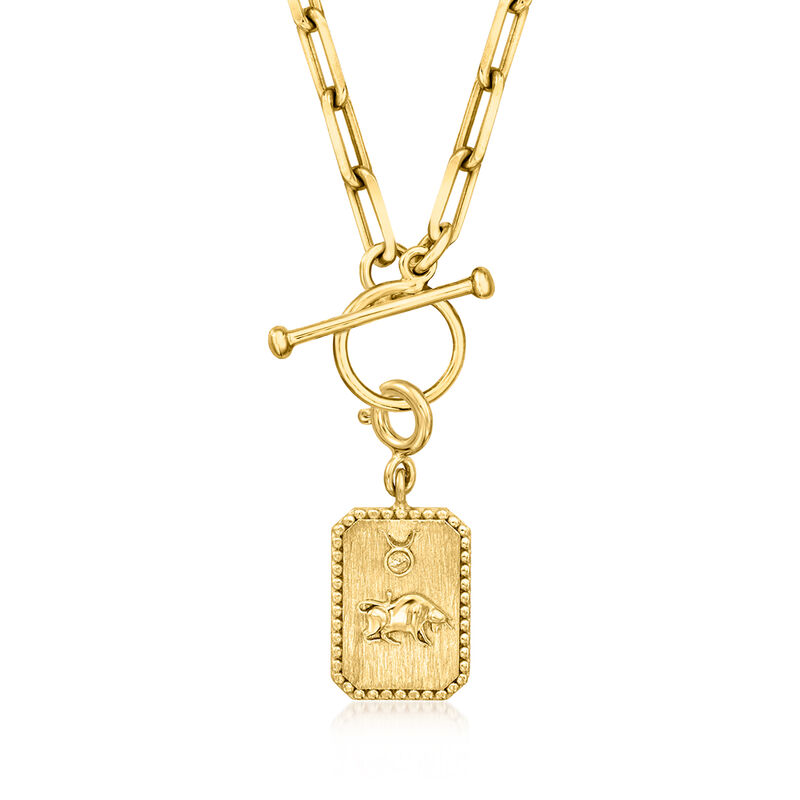 Virgo - 18kt Gold Over Sterling Zodiac Charm image number 2