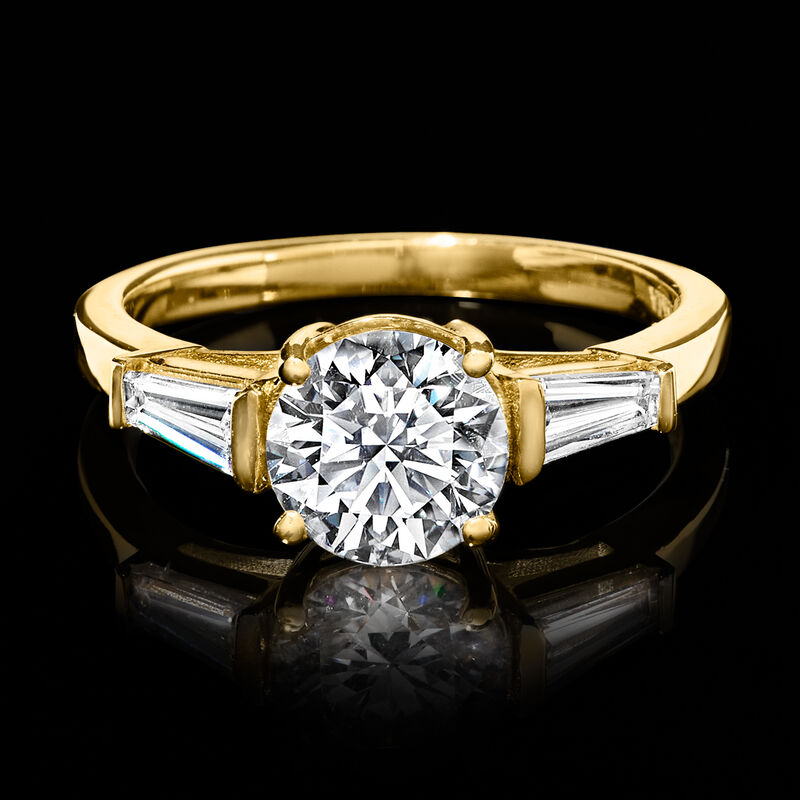 1.80 ct. t.w. Lab-Grown Diamond Ring in 14kt Yellow Gold image number 3