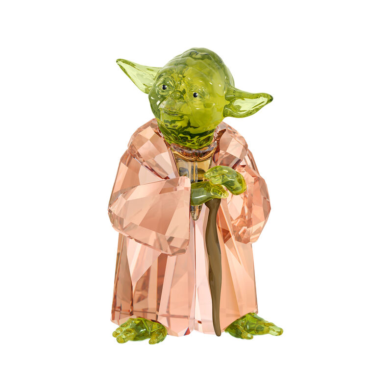 Swarovski Crystal Disney Star Wars Master Yoda Figurine image number 0