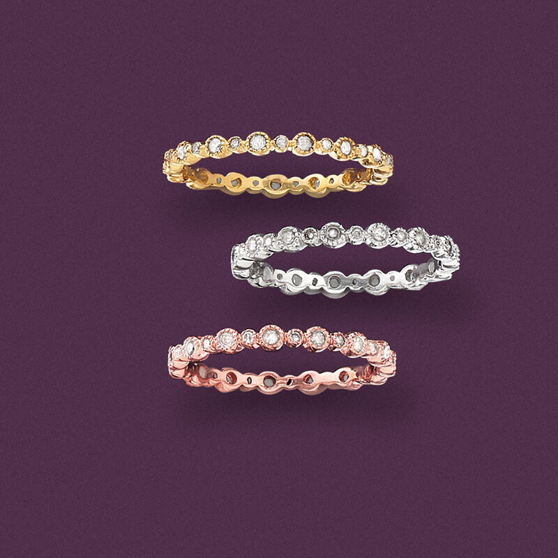 .25 ct. t.w. Diamond Eternity Band in 14kt Yellow Gold image number 4