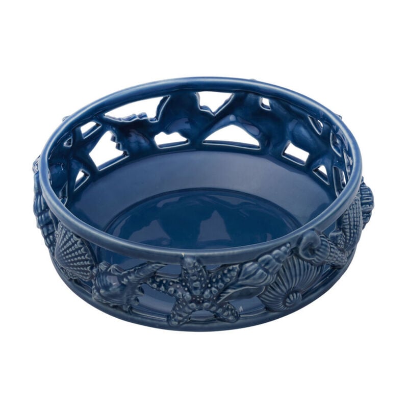 Fitz and Floyd "Coastal Home" Blue Bowl image number 0