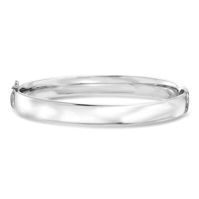 8mm Sterling Silver Bangle Bracelet