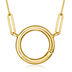 Italian 14kt Yellow Gold Charm-Compatible Paper Clip Link Necklace