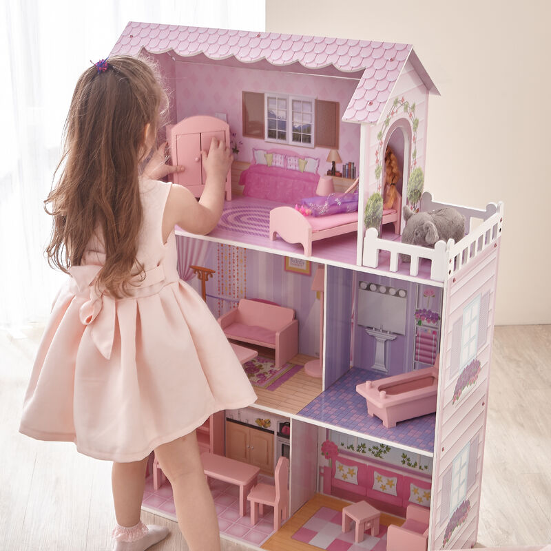 Child's Fancy Mansion 13-pc. Dollhouse image number 1