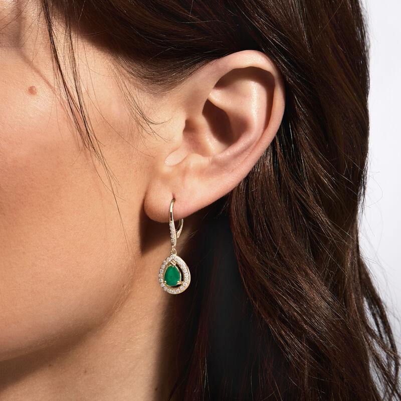 C. 1980 Vintage .17 ct. t.w. Diamond Heart Pendant Necklace in 14kt Yellow Gold. 18" image number 1