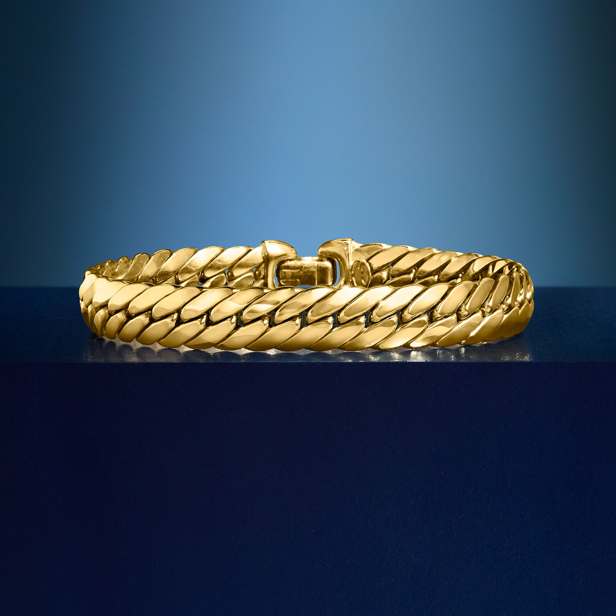 Italian 14kt Yellow Gold Cuban Link Bracelet