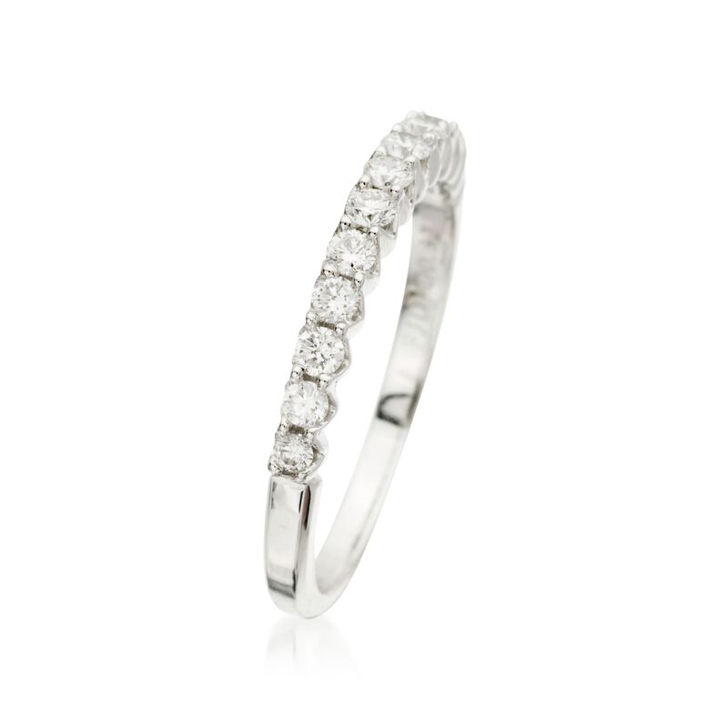 .35 ct. t.w. Diamond Wedding Ring in 18kt White Gold image number 2