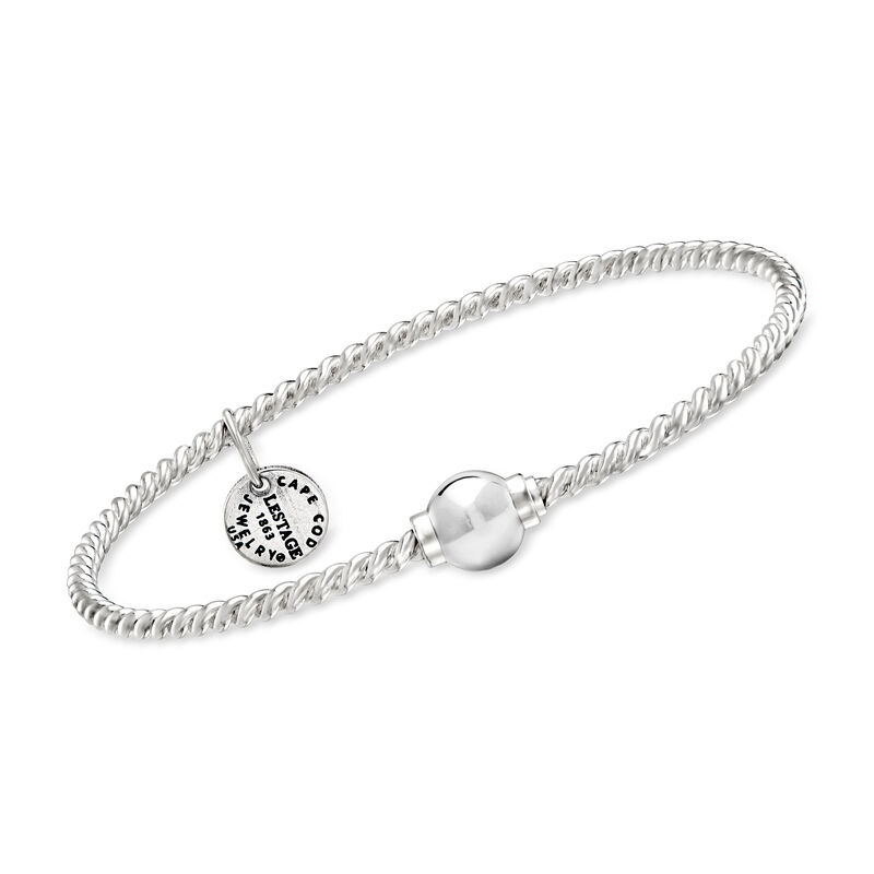 Cape Cod Jewelry Sterling Silver Twisted Bangle Bracelet image number 0