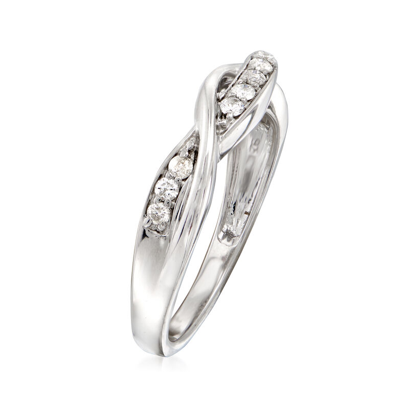 .25 ct. t.w. Diamond Twist Ring in Sterling Silver image number 2