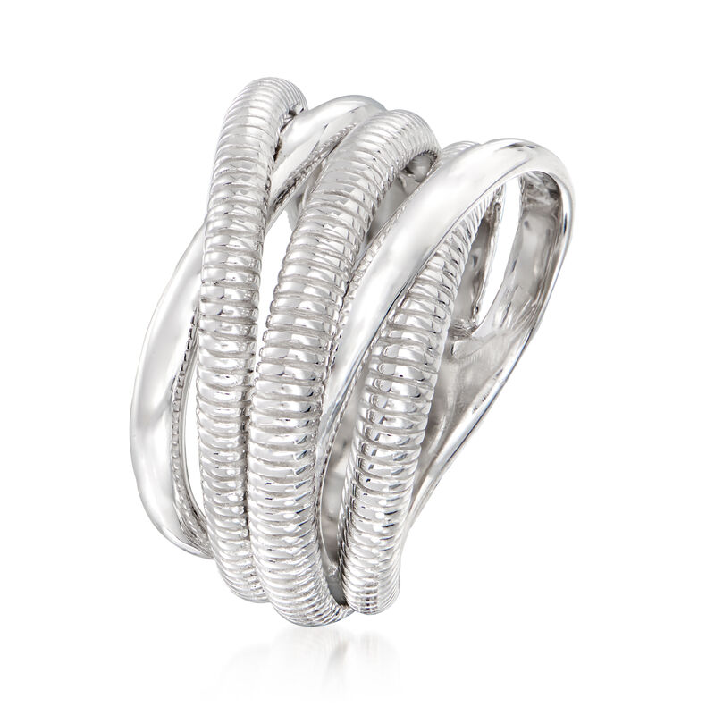 Judith Ripka &quot;Eternity&quot; Sterling Silver Highway Ring image number 2