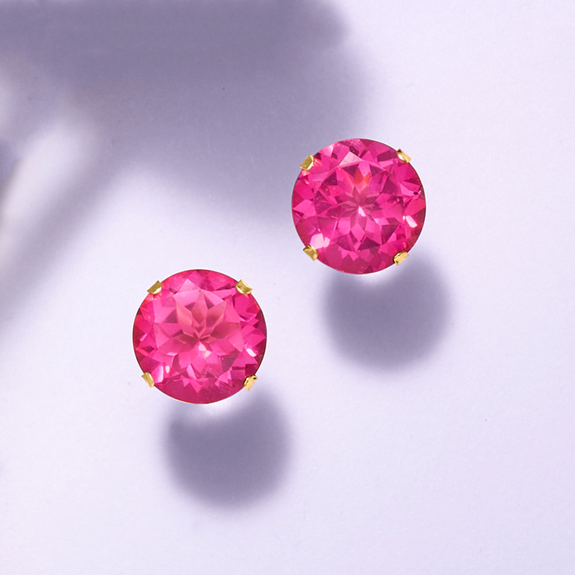 Pink topaz earrings sale