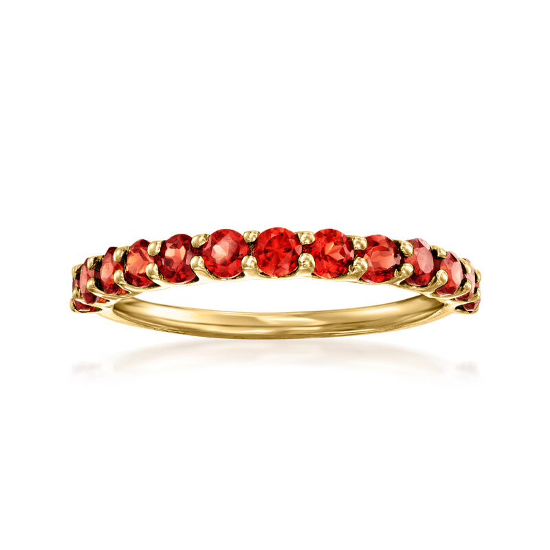 1.00 ct. t.w. Garnet Ring in 14kt Yellow Gold image number 0