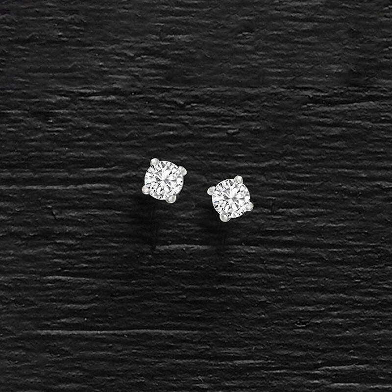 .10 ct. t.w. Diamond Stud Earrings in Sterling Silver image number 1