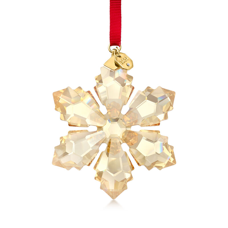 Swarovski Crystal 2026 Annual Festive Snowflake Ornament image number 0