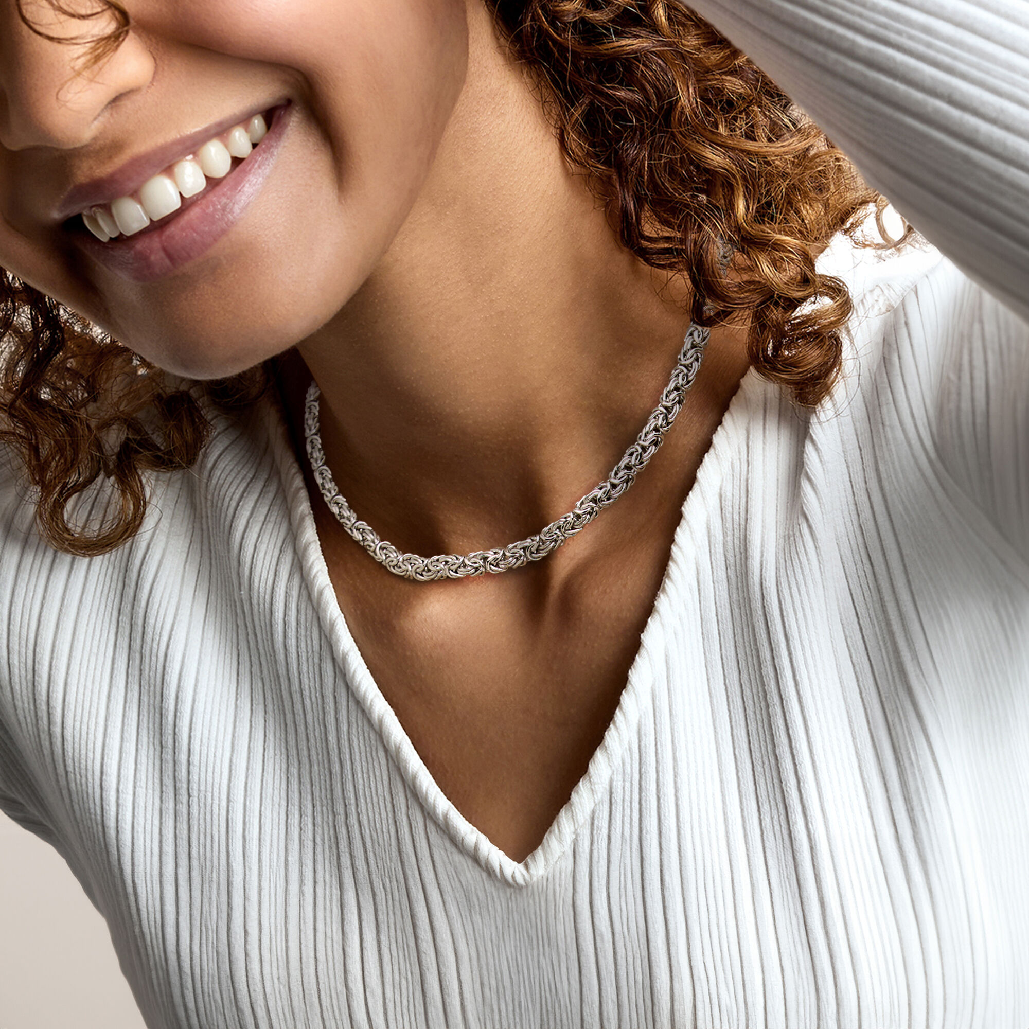 Sterling Silver Byzantine Necklace | Ross Simons