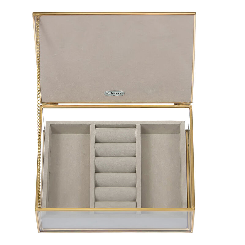 Mele & Co. "June" Glass Jewelry Box image number 5