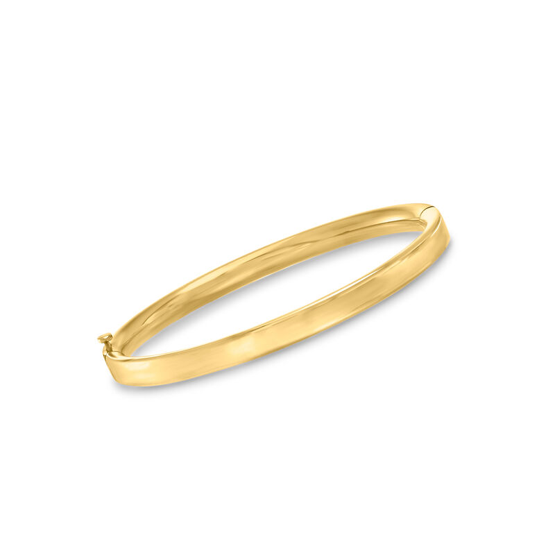 Baby's 14kt Yellow Gold Bangle Bracelet. 4.5&quot; image number 0