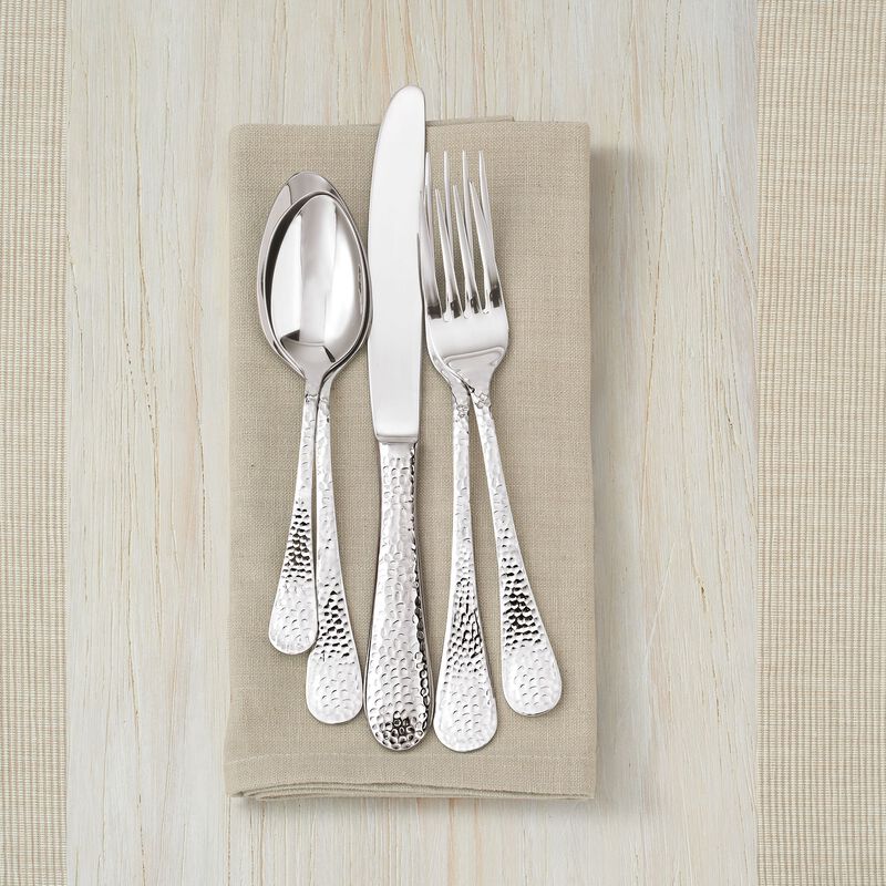 Wallace "Continental Hammered" Stainless Steel Flatware image number 0