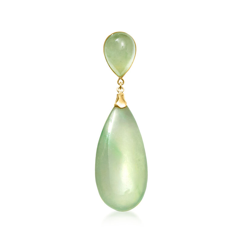 Jade Pendant in 14kt Yellow Gold image number 0