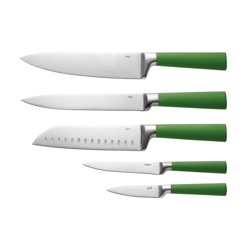 Kate Spade New York &quot;Chop Chop&quot; 6-pc. Round Cutlery Block with Knives  image number 1