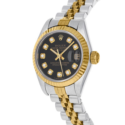Pre-Owned Rolex Datejust Women's 26mm Automatic Stainless Steel and 18kt Yellow Gold Watch
