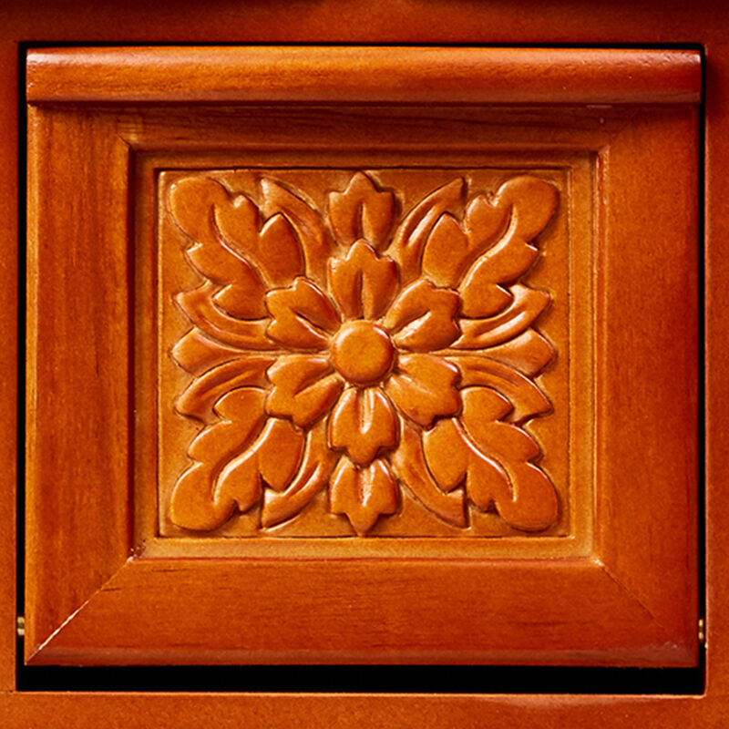 Mele & Co. "Empress" Walnut-Finish Wooden Jewelry Box image number 6
