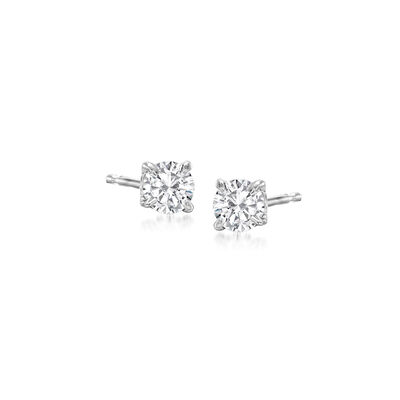 .33 ct. t.w. Diamond Stud Earrings in 14kt White Gold 
