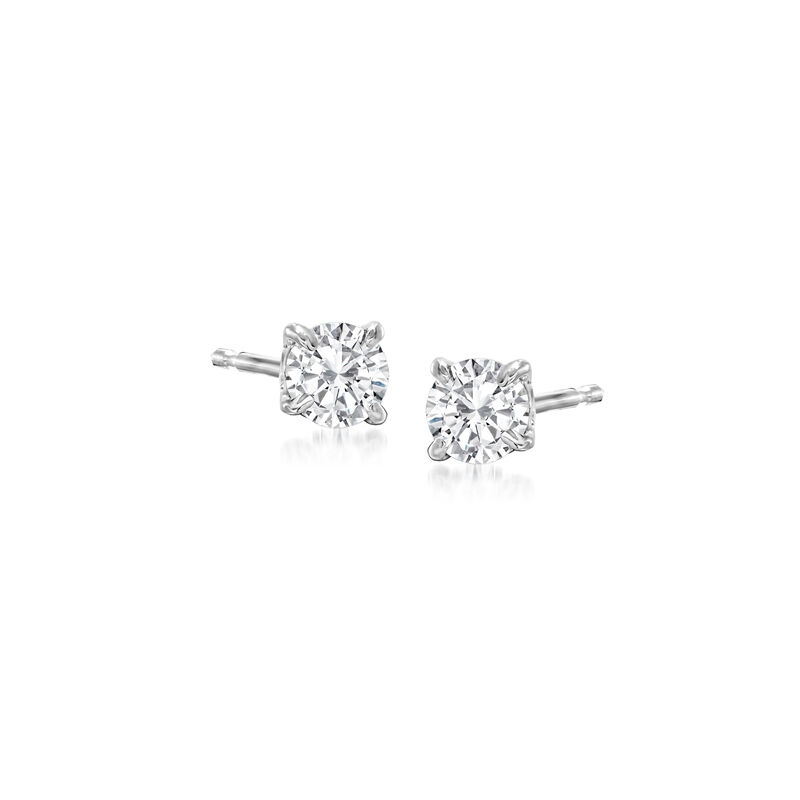 .33 ct. t.w. Diamond Stud Earrings in 14kt White Gold  image number 0