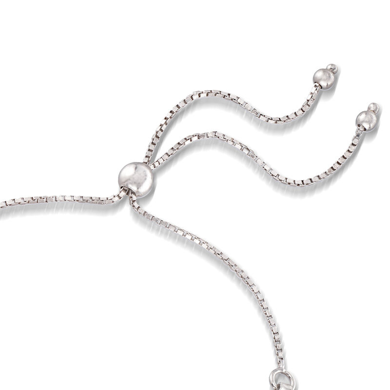 Two-Tone Sterling Silver Elephant Bismark-Link Bolo Bracelet  image number 2