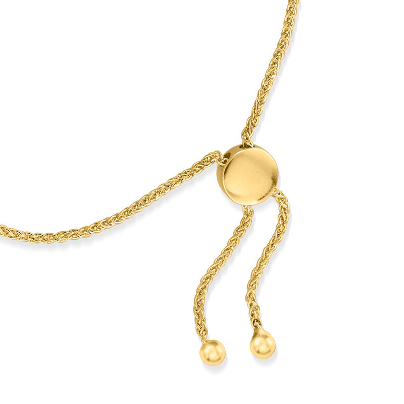 1.00 ct. t.w. Diamond Bolo Bracelet in 14kt Yellow Gold image number 2