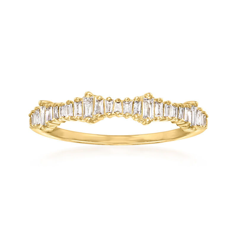 .20 ct. t.w. Baguette Diamond Ring in 14kt Yellow Gold image number 0