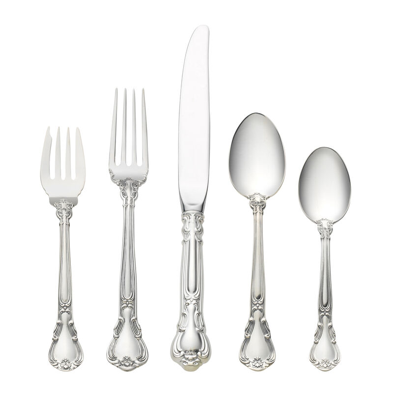 Gorham "Chantilly" Sterling Silver Dinner Flatware Setting image number 1