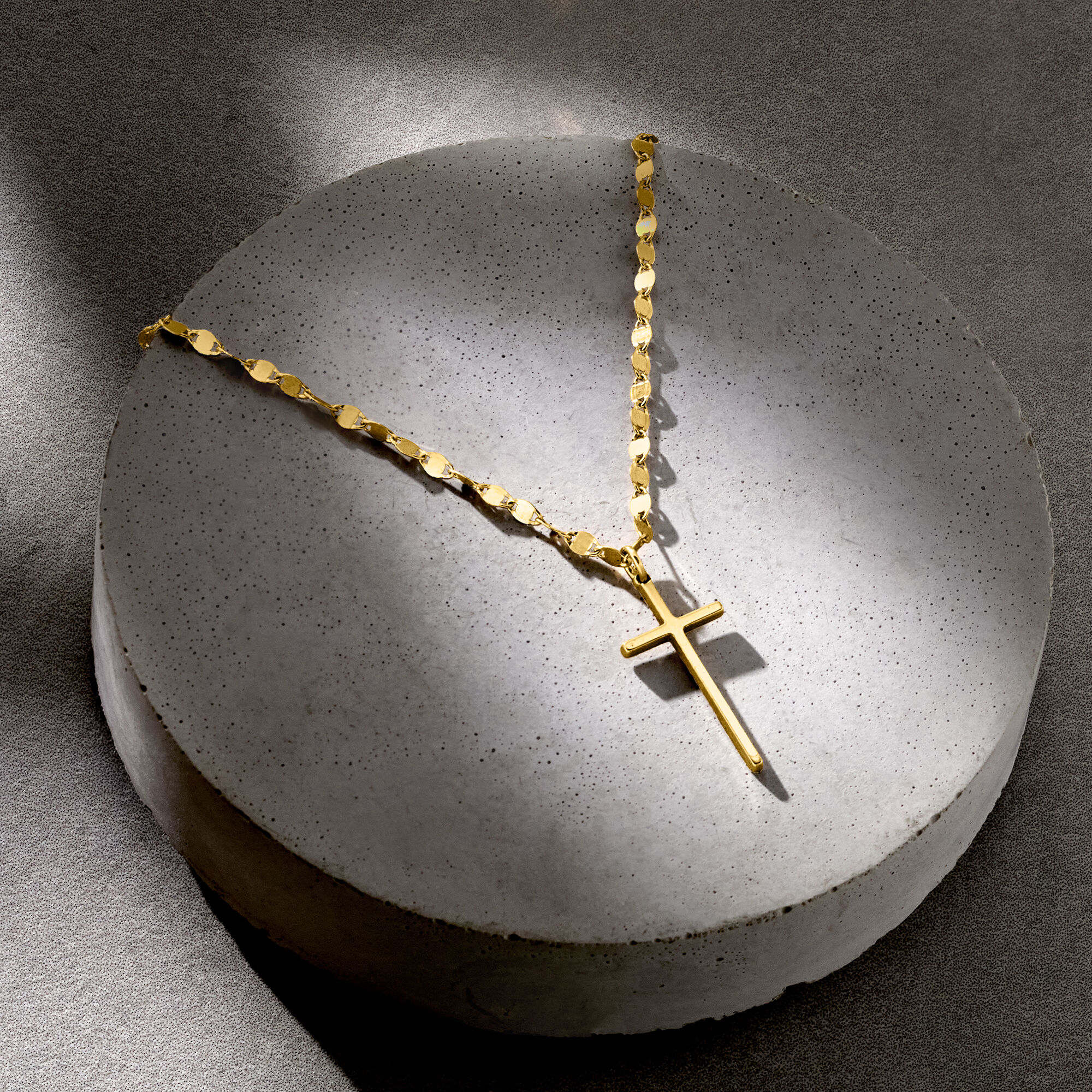 Italian 18kt Gold Over Sterling Cross Necklace | Ross Simons