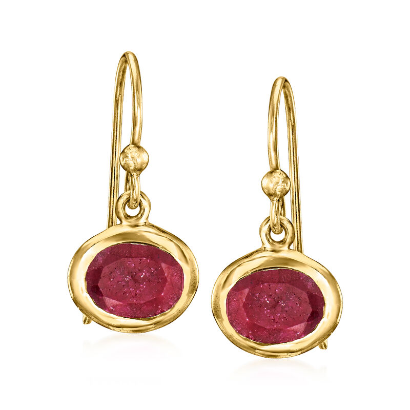10.00 ct. t.w. Multi-Gemstone Jewelry Set: Three Pairs of Drop Earrings in 18kt Gold Over Sterling image number 6