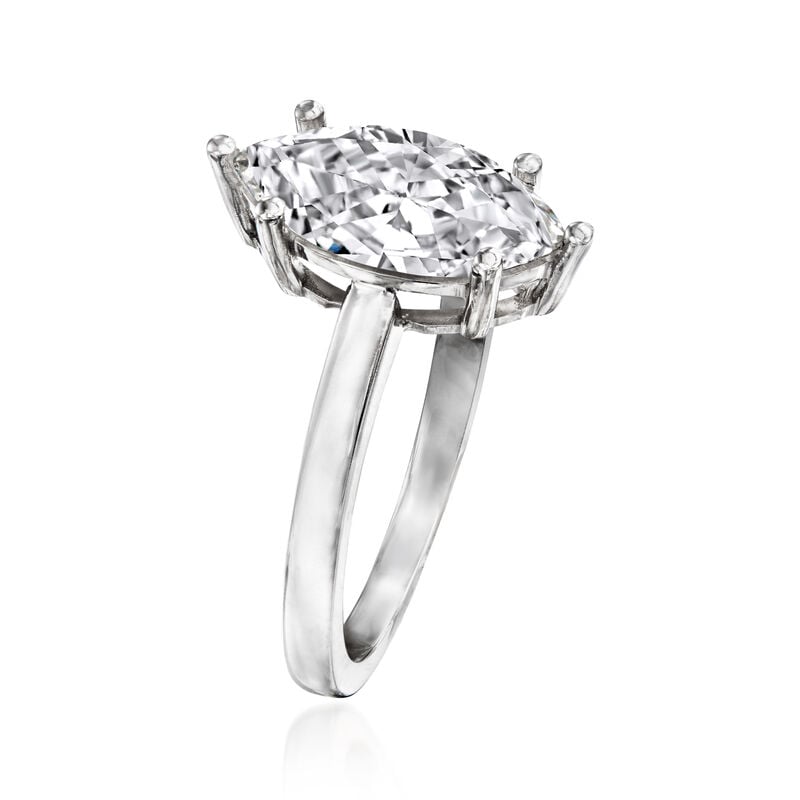 2.00 Carat Marquise Lab-Grown Diamond Solitaire Ring in 14kt White Gold image number 2