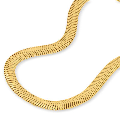 4.2mm 14kt Yellow Gold Snake-Chain Necklace