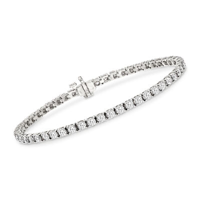 5.00 ct. t.w. Diamond Tennis Bracelet in 14kt White Gold