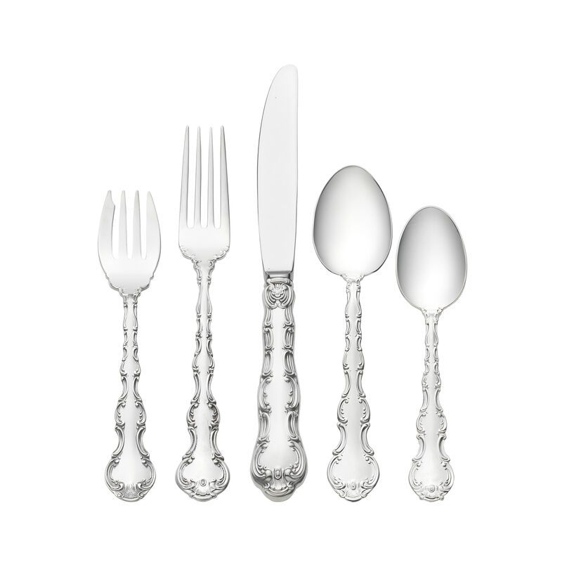 Gorham &quot;Strasbourg&quot; 46-pc. Service for 8 Sterling Silver Flatware Set image number 0