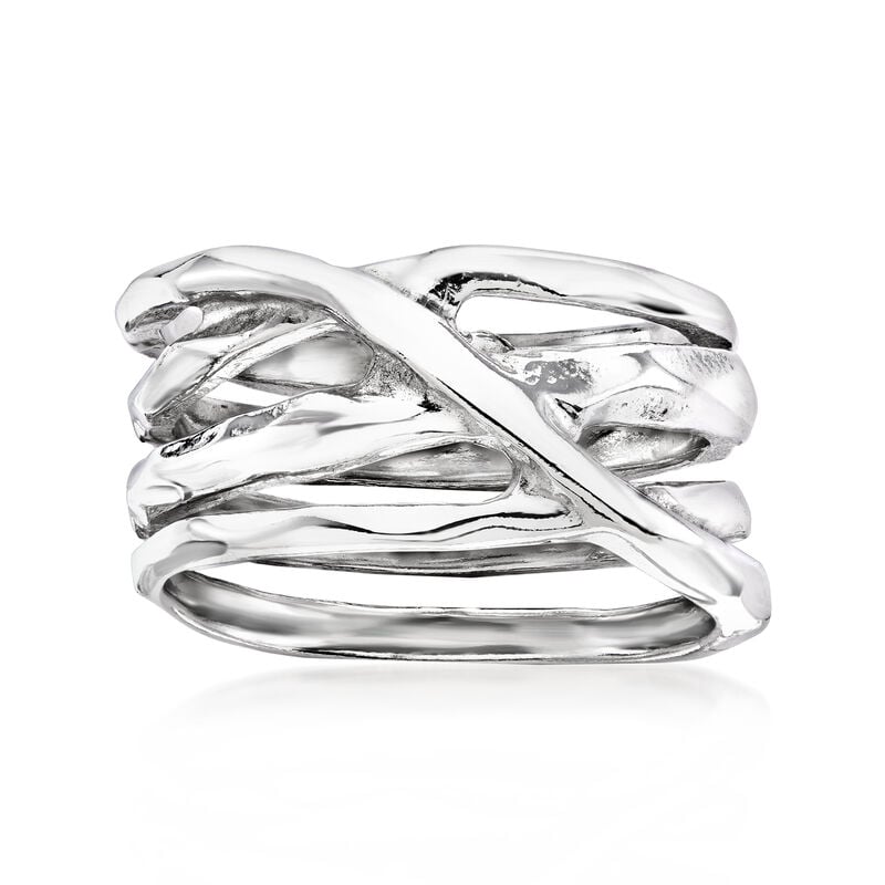 Italian Sterling Silver Highway Ring image number 0