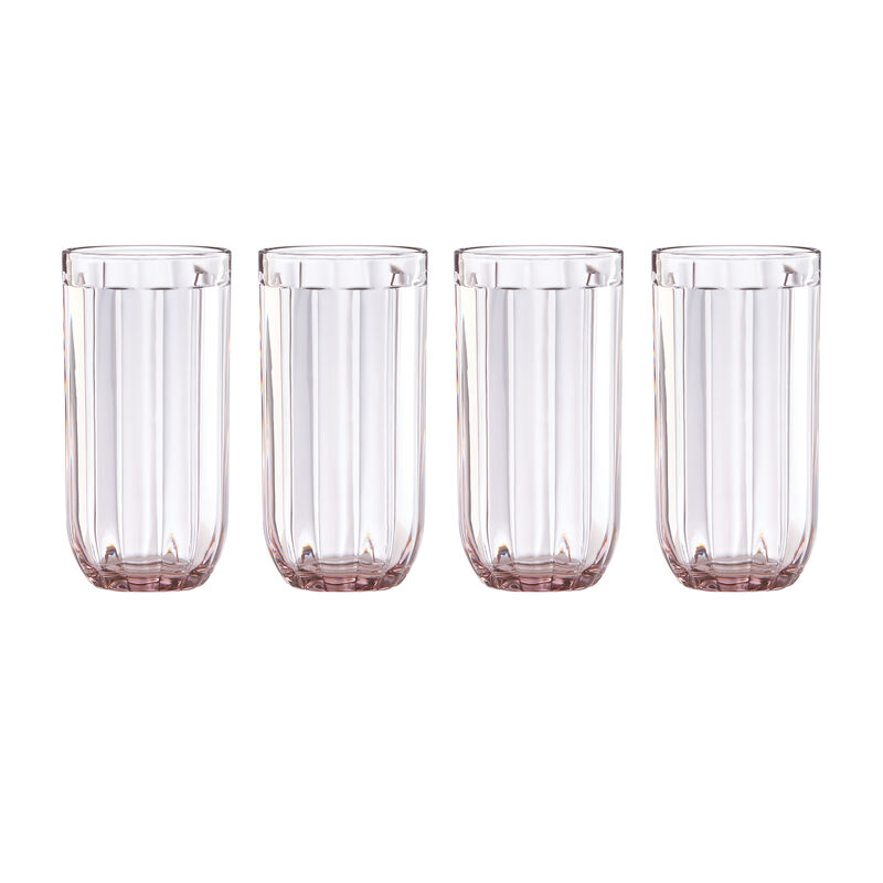 Kate Spade New York &quot;Park Circle&quot; Set of 4 Highball Glasses image number 0