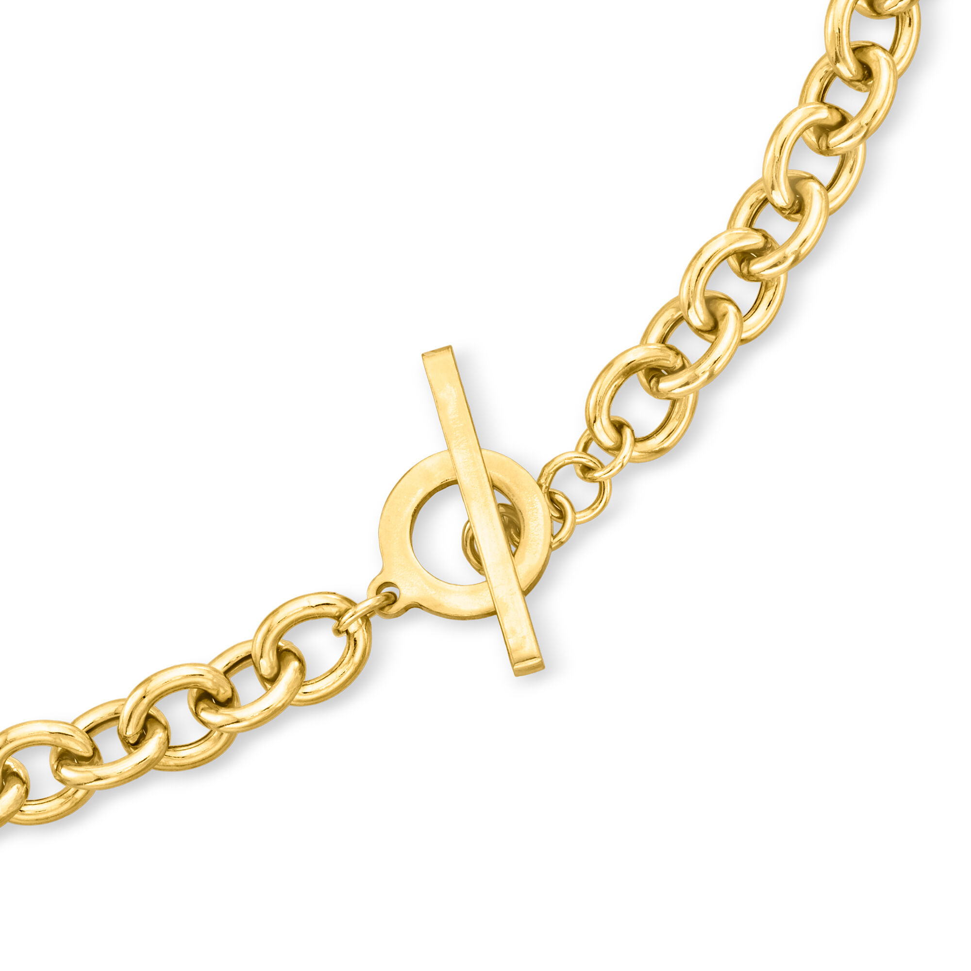 Italian 18kt Gold Over Sterling Ancient Arabic Inspired Replica Coin Necklace