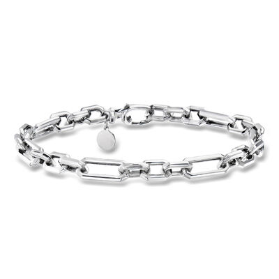 Gabriel & Co. Sterling Silver Figaro-Link Bracelet