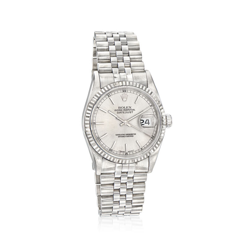 Pre-Owned Rolex Datejust Men's 36mm Automatic Stainless Steel Watch  image number 0