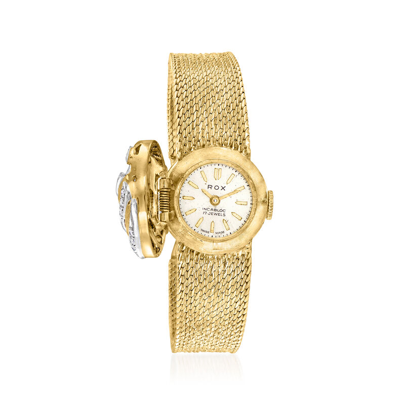 1950 Vintage 14kt Yellow Gold Women's Watch with