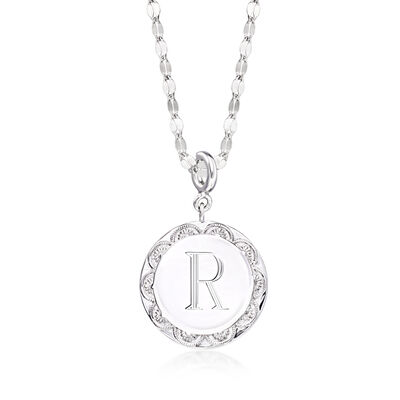Sterling Silver Personalized Disc Charm