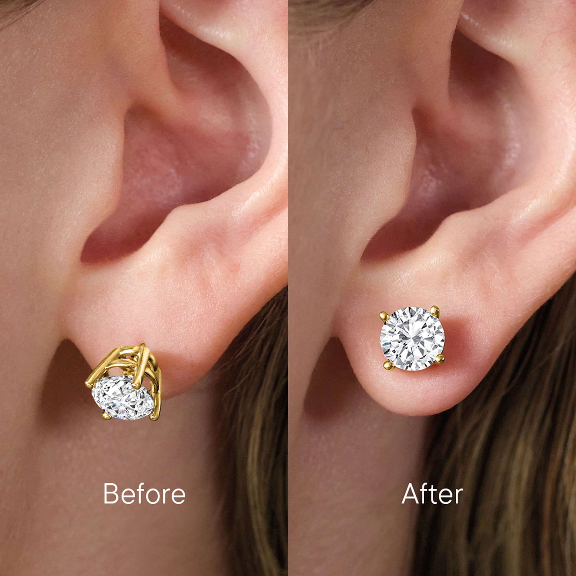 8mm 14kt Yellow Gold Stabilizing Earring Backings | Ross Simons