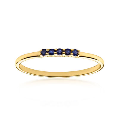 .10 ct. t.w. Sapphire Ring in 10kt Yellow Gold