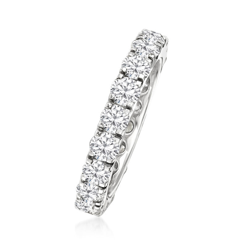 3.00 ct. t.w. Diamond Eternity Band in 14kt White Gold image number 2