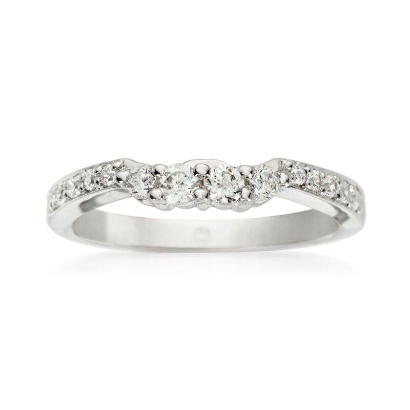 .45 ct. t.w. Diamond Wedding Ring in 14kt White Gold image number 0
